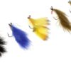 Brass Bead Head Zonker Trout Flies  5 Pack   Dry Flies Nymphs Fly Fishing Flies Kit - Image 4