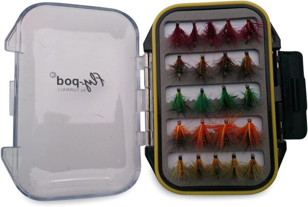 Fishing Fly Selection 22 Snatcher Flies Bl Dry Flies Nymphs Fly Fishing Flies Kit