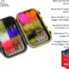 Fly Fishing 36 Wooly Bugger Flies Assortment Dry Flies Nymphs Fly Fishing Flies Kit - Image 3