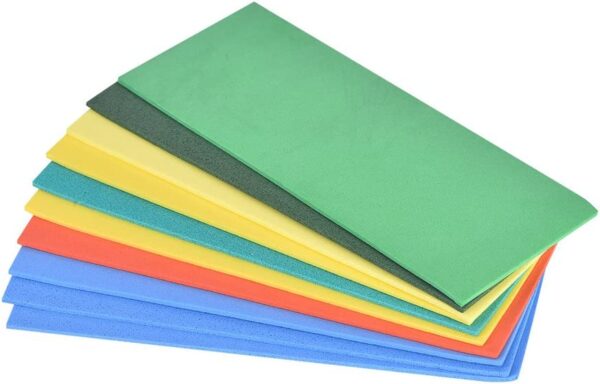 10pcs Fly Lure Foam Sheet Multiple Colored E Dry Flies Nymphs Fly Fishing Flies Kit