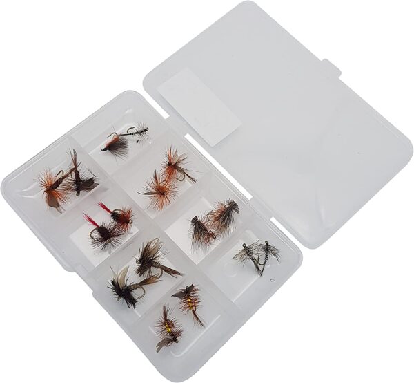 Fly Fishing River Selection  Set of 16 Flies Dry Flies Nymphs Fly Fishing Flies Kit - Image 4