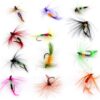 Dry Fly Fishing Lure Kit Butterfly Like Trou Dry Flies Nymphs Fly Fishing Flies Kit