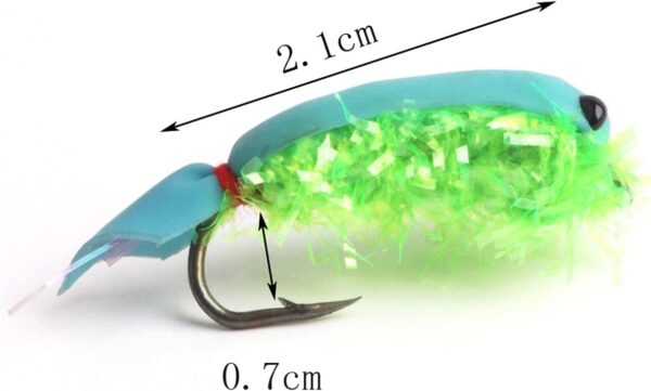Dry Fly Fishing Lure Kit Bionic Hooks High S Dry Flies Nymphs Fly Fishing Flies Kit - Image 3