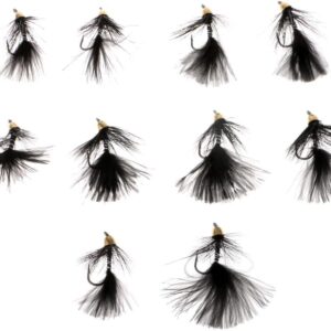 10 Pcs Pearl Head Fly Fishing Dry Fly with Dry Flies Nymphs Fly Fishing Flies Kit