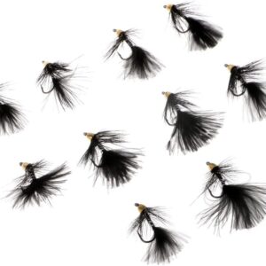 10 Pcs Pearl Head Fly Fishing Dry Fly with Dry Flies Nymphs Fly Fishing Flies Kit