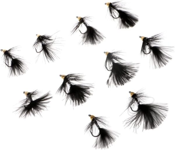 10 Pcs Pearl Head Fly Fishing Dry Fly with Dry Flies Nymphs Fly Fishing Flies Kit - Image 2