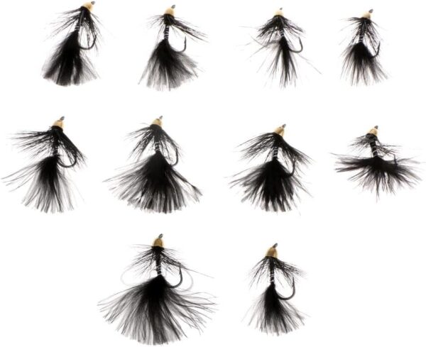 10 Pcs Pearl Head Fly Fishing Dry Fly with Dry Flies Nymphs Fly Fishing Flies Kit - Image 6