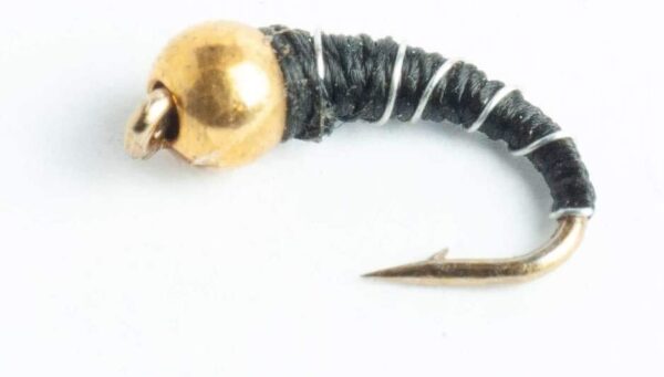 Bead Head Zebra Midge Fly Red or Black 6 Dry Flies Nymphs Fly Fishing Flies Kit