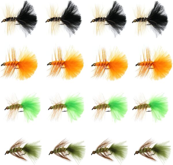Woolly Bugger Streamer Wet Fly Kit-8/12/16 P Dry Flies Nymphs Fly Fishing Flies Kit