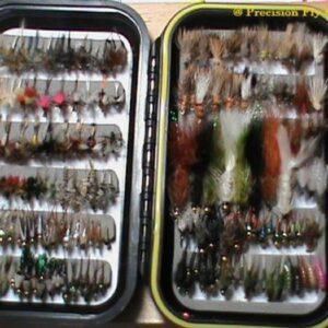 222 Trout Fly Assortment with Fly Box Dry Flies Nymphs Fly Fishing Flies Kit