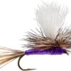 Parachute Purple Haze Dry Fly 6 Pack Dry Flies Nymphs Fly Fishing Flies Kit