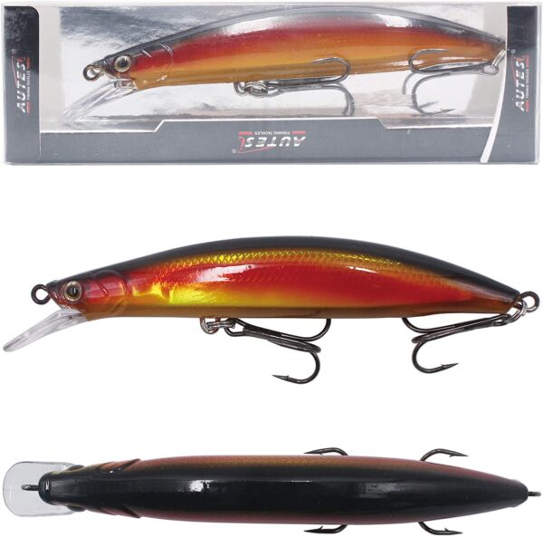 Hard Fishing Lures 21g  5.12 in Sinking Minno Fishing Artificial Bait Soft Plastic Lures