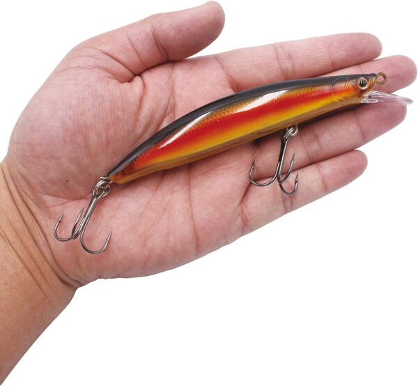 Hard Fishing Lures 21g  5.12 in Sinking Minno Fishing Artificial Bait Soft Plastic Lures - Image 3