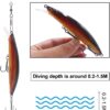 Hard Fishing Lures 21g  5.12 in Sinking Minno Fishing Artificial Bait Soft Plastic Lures - Image 4