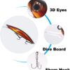 Hard Fishing Lures 21g  5.12 in Sinking Minno Fishing Artificial Bait Soft Plastic Lures - Image 5