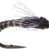 Craven's Jujubee Midge Zebra Size 18 2 Pac Dry Flies Nymphs Fly Fishing Flies Kit - Image 2
