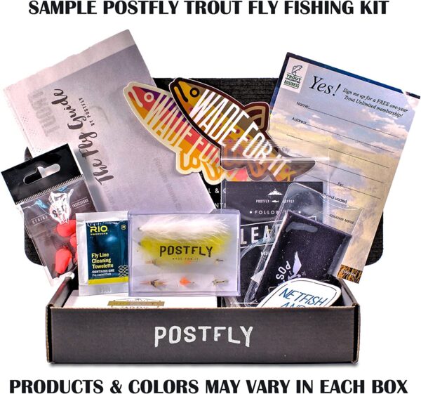 Postfly Trout Fly Fishing Kit Premium Trou Dry Flies Nymphs Fly Fishing Flies Kit - Image 2