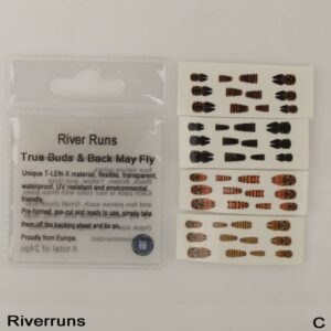 Super Realistic Buds & Backs Fly Tying Mater Dry Flies Nymphs Fly Fishing Flies Kit