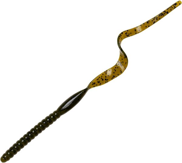 YUM Ribbontail Worm Curly-Tail Swim-Bait Bass Fishing Artificial Bait Soft Plastic Lures