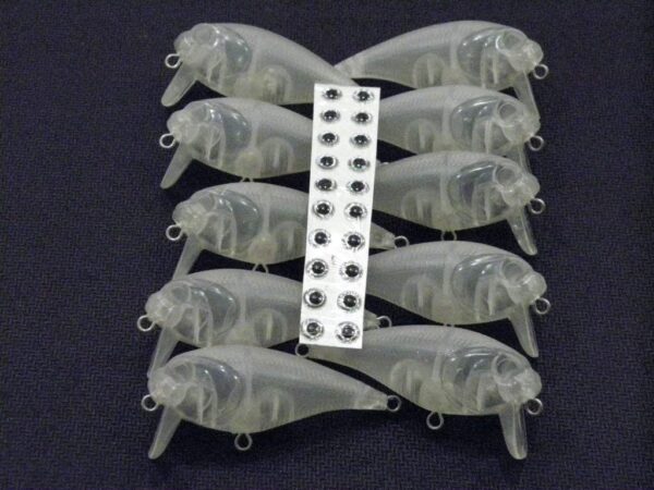 10 Blank Unpainted Crankbait Wide Wobble Surf Fishing Artificial Bait Soft Plastic Lures - Image 2
