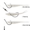 Split Tail Bait Set Split Plastic Soft Bait   Fishing Artificial Bait Soft Plastic Lures - Image 4