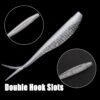 Split Tail Bait Set Split Plastic Soft Bait   Fishing Artificial Bait Soft Plastic Lures - Image 5