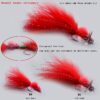 Fly Fishing Flies Streamers kit (6 Colors-M) Dry Flies Nymphs Fly Fishing Flies Kit - Image 2