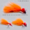 Fly Fishing Flies Streamers kit (6 Colors-M) Dry Flies Nymphs Fly Fishing Flies Kit - Image 3