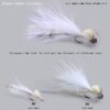Fly Fishing Flies Streamers kit (6 Colors-M) Dry Flies Nymphs Fly Fishing Flies Kit - Image 5