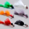 Fly Fishing Flies Streamers kit (Six Colors- Dry Flies Nymphs Fly Fishing Flies Kit