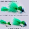 Fly Fishing Flies Streamers kit (Six Colors- Dry Flies Nymphs Fly Fishing Flies Kit - Image 5