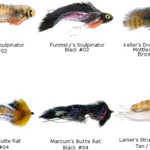 Big Streamer Assortment 12 Flies Dry Flies Nymphs Fly Fishing Flies Kit