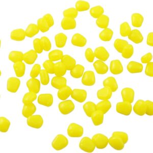 100pcs Soft Corn Fishing Lure 1cm Artificial  Fishing Artificial Bait Soft Plastic Lures