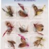 12pcs Fly Fishing Flies Kit Fly Fishing Lure Dry Flies Nymphs Fly Fishing Flies Kit