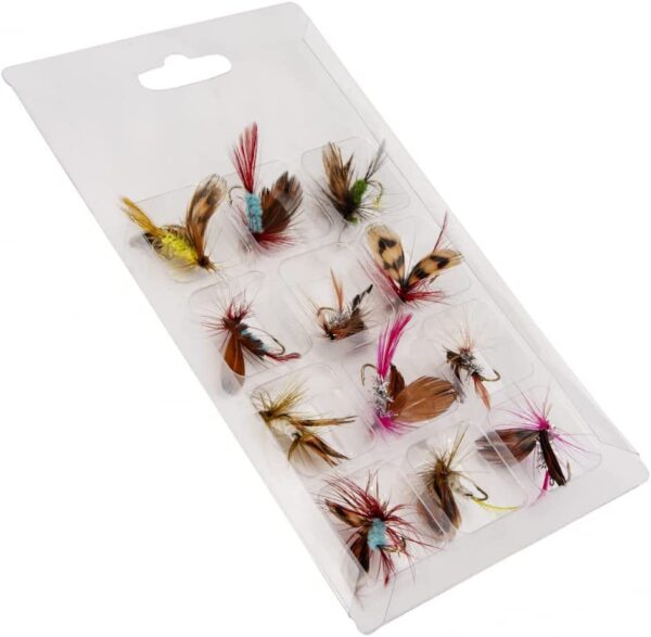 12pcs Fly Fishing Flies Kit Fly Fishing Lure Dry Flies Nymphs Fly Fishing Flies Kit - Image 2