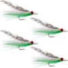 Clousers Clouceiver Deep Minnow Grizzly Gree Dry Flies Nymphs Fly Fishing Flies Kit