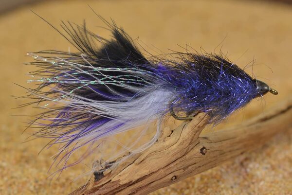 Purple Sparkle Minnow Streamer Fishing Fly w Dry Flies Nymphs Fly Fishing Flies Kit