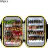 Fly Fishing Flies Kit  30/64/40/60pcs of Fis Dry Flies Nymphs Fly Fishing Flies Kit - Image 2