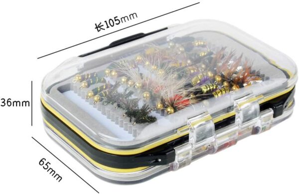 Fly Fishing Flies Kit  30/64/40/60pcs of Fis Dry Flies Nymphs Fly Fishing Flies Kit - Image 7