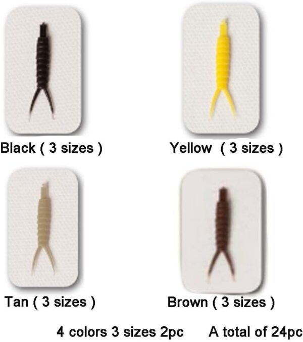 Realistic Flies Combo Super Realistic Fly Ty Dry Flies Nymphs Fly Fishing Flies Kit - Image 2
