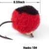 Fly Fishing Salmon Bead Head Eggs Pattern Dr Dry Flies Nymphs Fly Fishing Flies Kit - Image 2