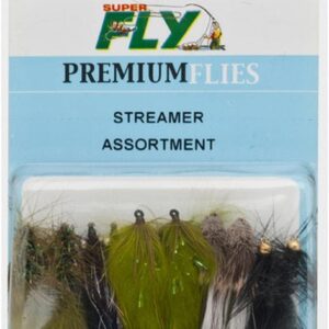 Streamer Assortment Premium Fishing Flies (1 Dry Flies Nymphs Fly Fishing Flies Kit