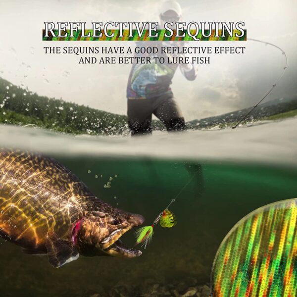 Spinner Baits Fishing Spinners Spinnerbait Tr Fishing Artificial Bait Soft Plastic Lures - Image 4