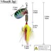 Spinner Baits Fishing Spinners Spinnerbait Tr Fishing Artificial Bait Soft Plastic Lures - Image 6