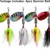 Spinner Baits Fishing Spinners Spinnerbait Tr Fishing Artificial Bait Soft Plastic Lures - Image 7