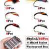 OutdoorFishing Fly Fishing Flies Fly Insects Dry Flies Nymphs Fly Fishing Flies Kit - Image 2
