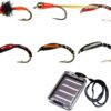 OutdoorFishing Fly Fishing Flies Kit -35-40P Dry Flies Nymphs Fly Fishing Flies Kit
