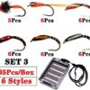 OutdoorFishing Fly Fishing Flies Kit -35-40P Dry Flies Nymphs Fly Fishing Flies Kit - Image 2