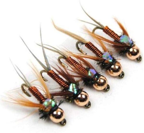 Fly Fishing Trout Flies Bead Head Prince N Dry Flies Nymphs Fly Fishing Flies Kit - Image 4