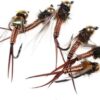 Fly Fishing Trout Flies Bead Head Prince N Dry Flies Nymphs Fly Fishing Flies Kit - Image 5